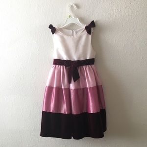 Super Cute Velvet Bow Dress